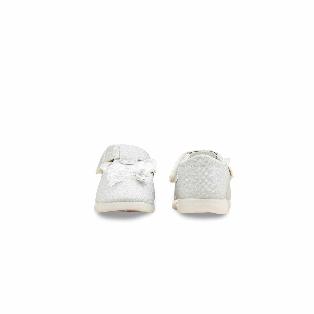 Babies Silver Casual Booties KD2588