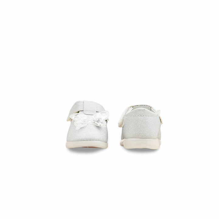 Babies Silver Casual Booties KD2588