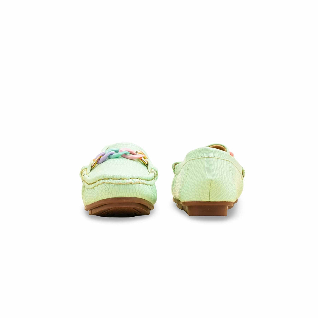 Girls PISTAGREEN Casual Moccasin KD2596