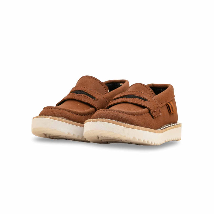 Boys Mustard Formal Moccasin KD2604