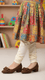 Girls Brown Formal Pumps KD2613