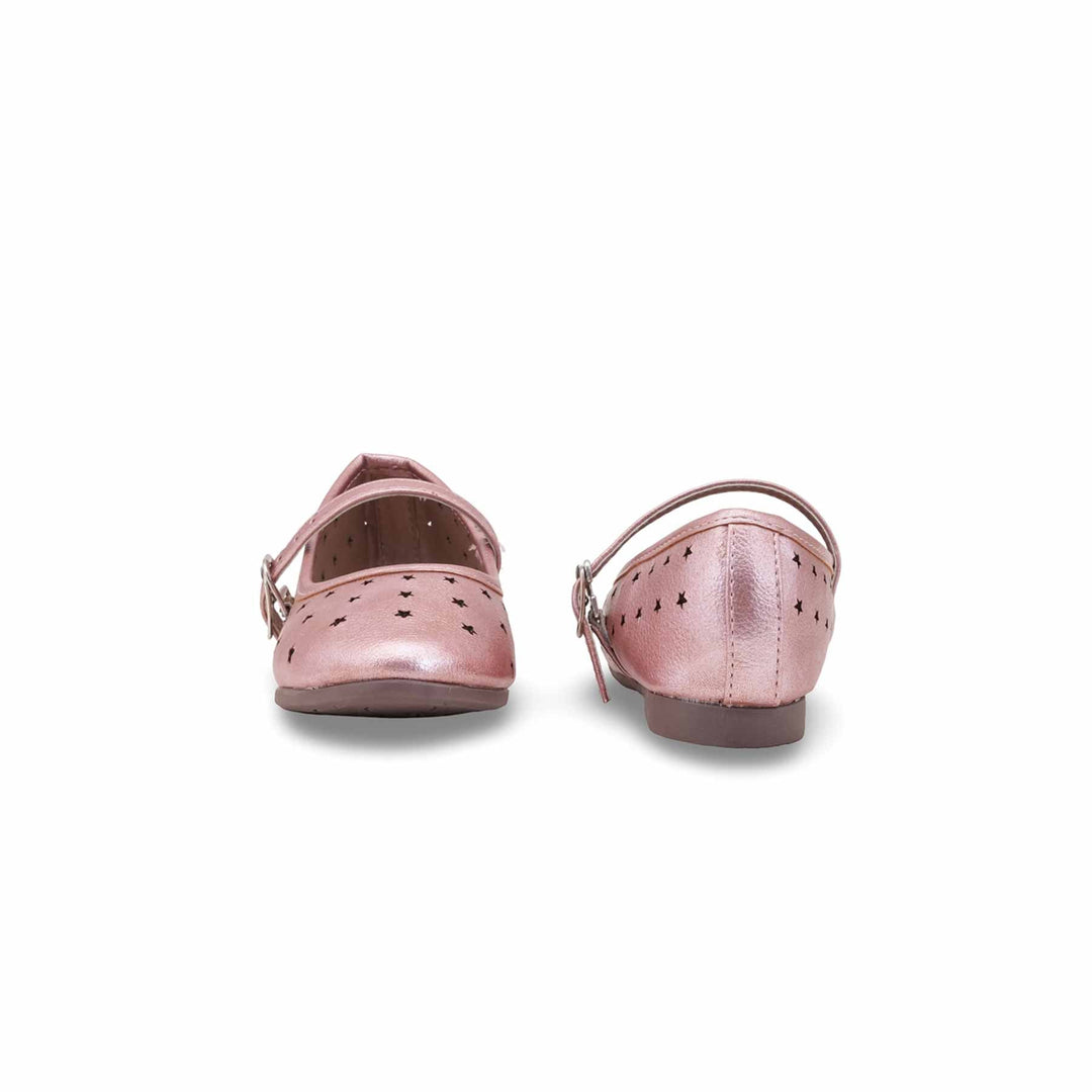Girls Pink Casual Pumps KD2640