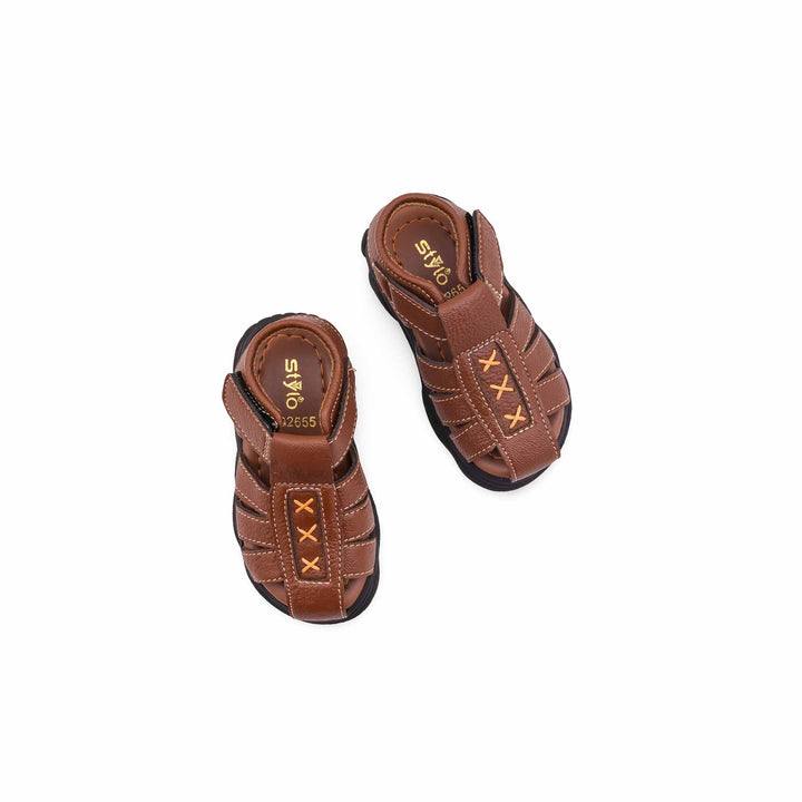 Boys Mustard Formal Sandal KD2655