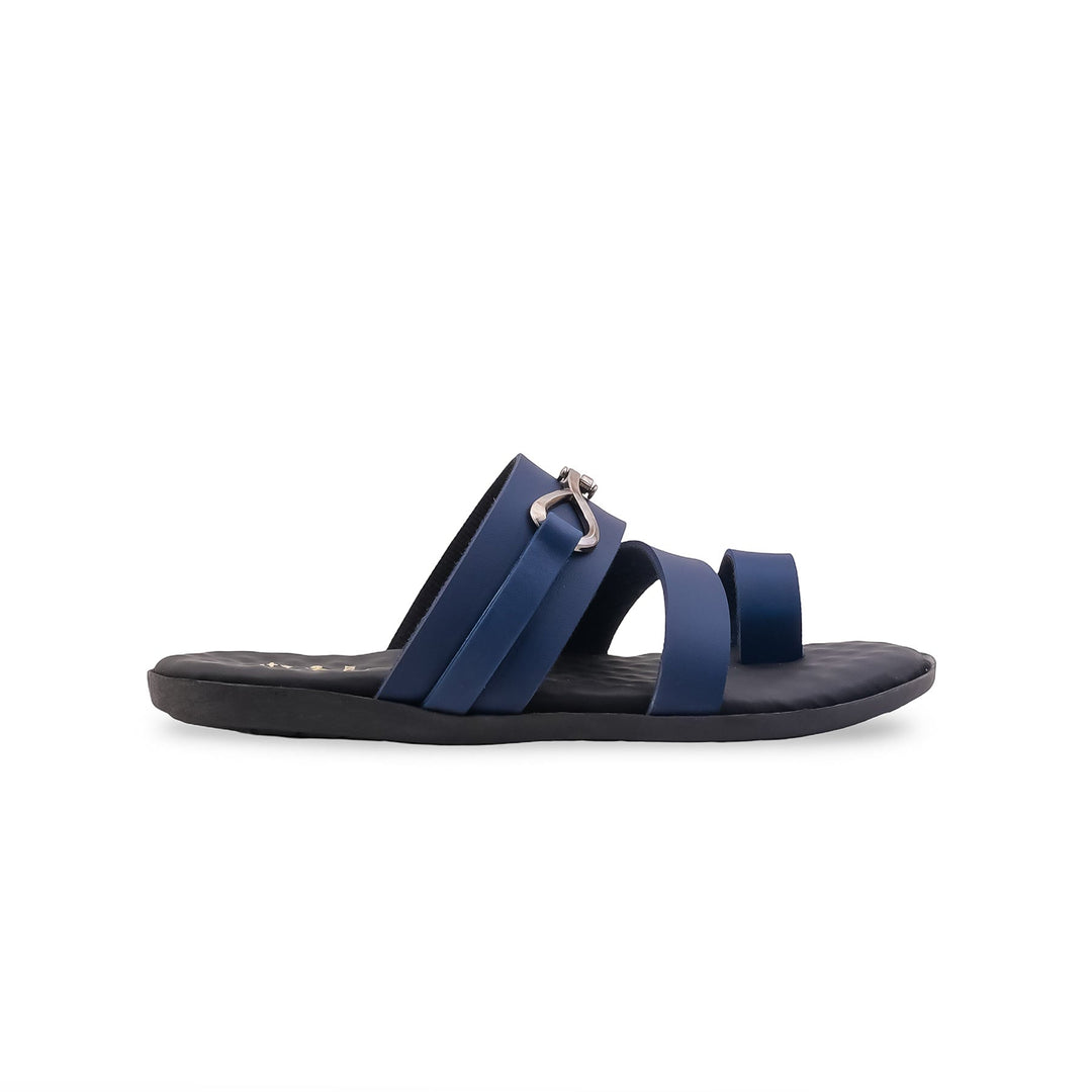 Boys Navy Formal Slipper KD2657