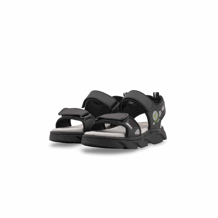 Boys Black Casual Sandal KD2659