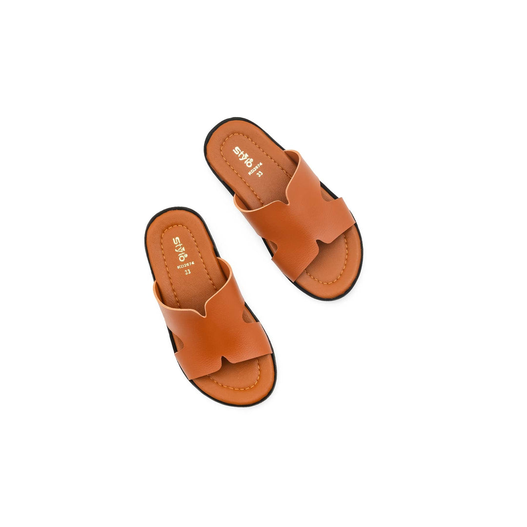 Boys Mustard Formal Slipper KD2674