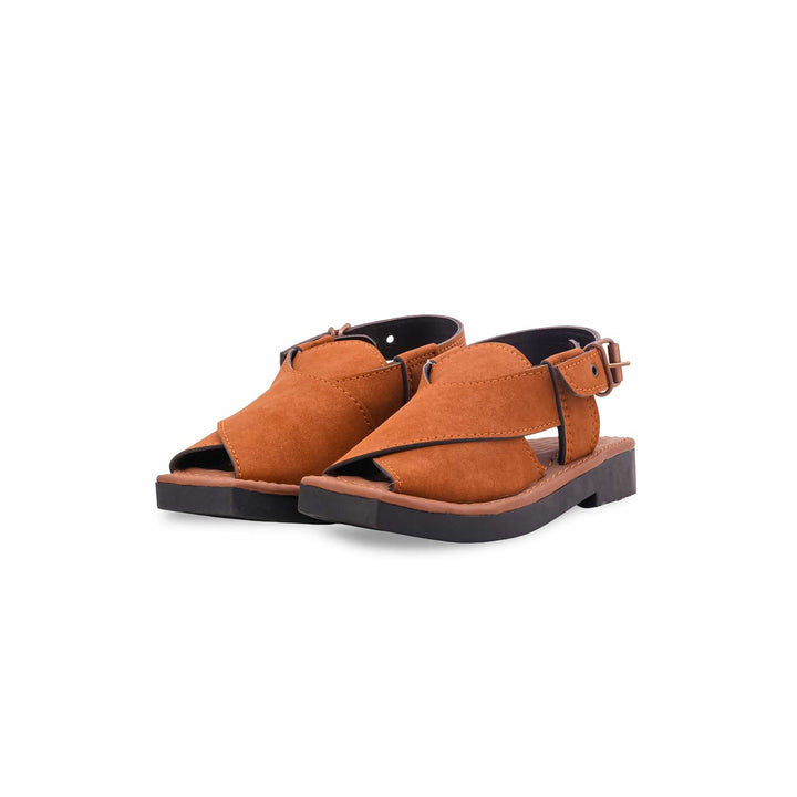 Boys Mustard Peshawari Chappal KD2682