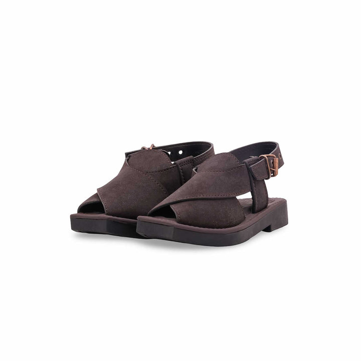Boys Coffee Peshawari Chappal KD2682