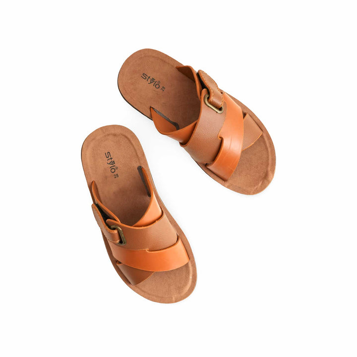 Boys Brown Casual Slipper KD4709