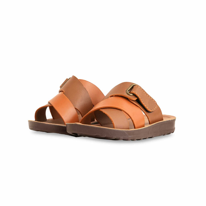 Boys Brown Casual Slipper KD4709
