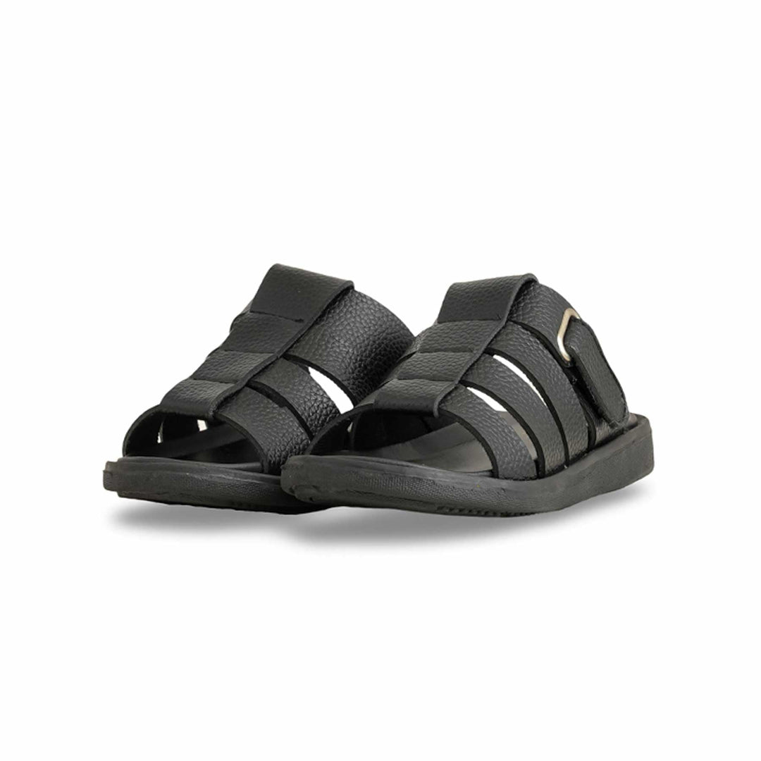 Boys Black Formal Slipper KD4715