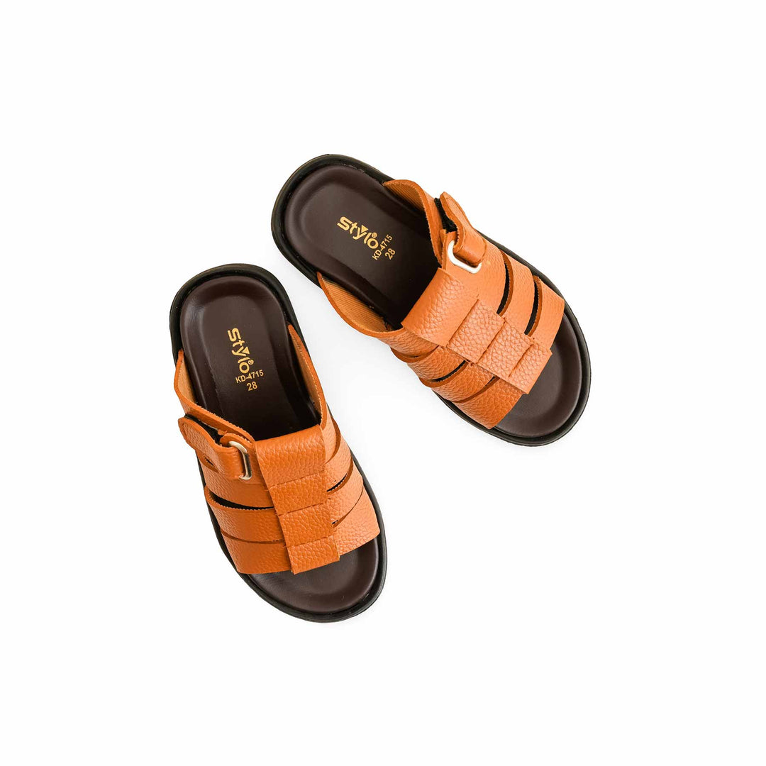 Boys Mustard Formal Slipper KD4715