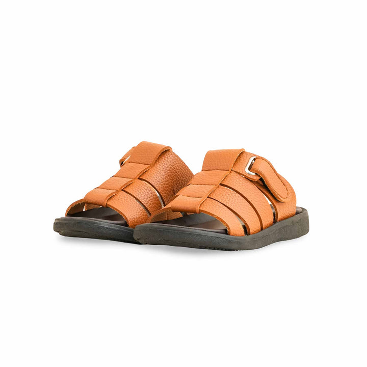 Boys Mustard Formal Slipper KD4715