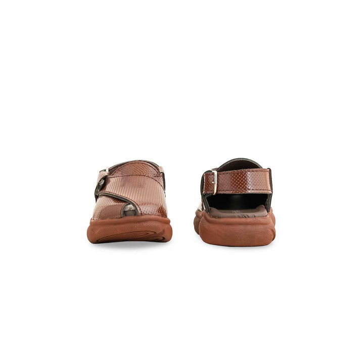 Boys Brown Peshawari Chappal KD4724