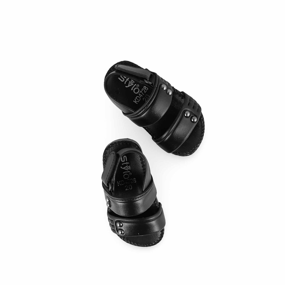 Boys Black Formal Sandal KD4728