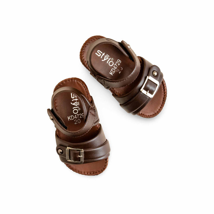 Boys Coffee Formal Sandal KD4729