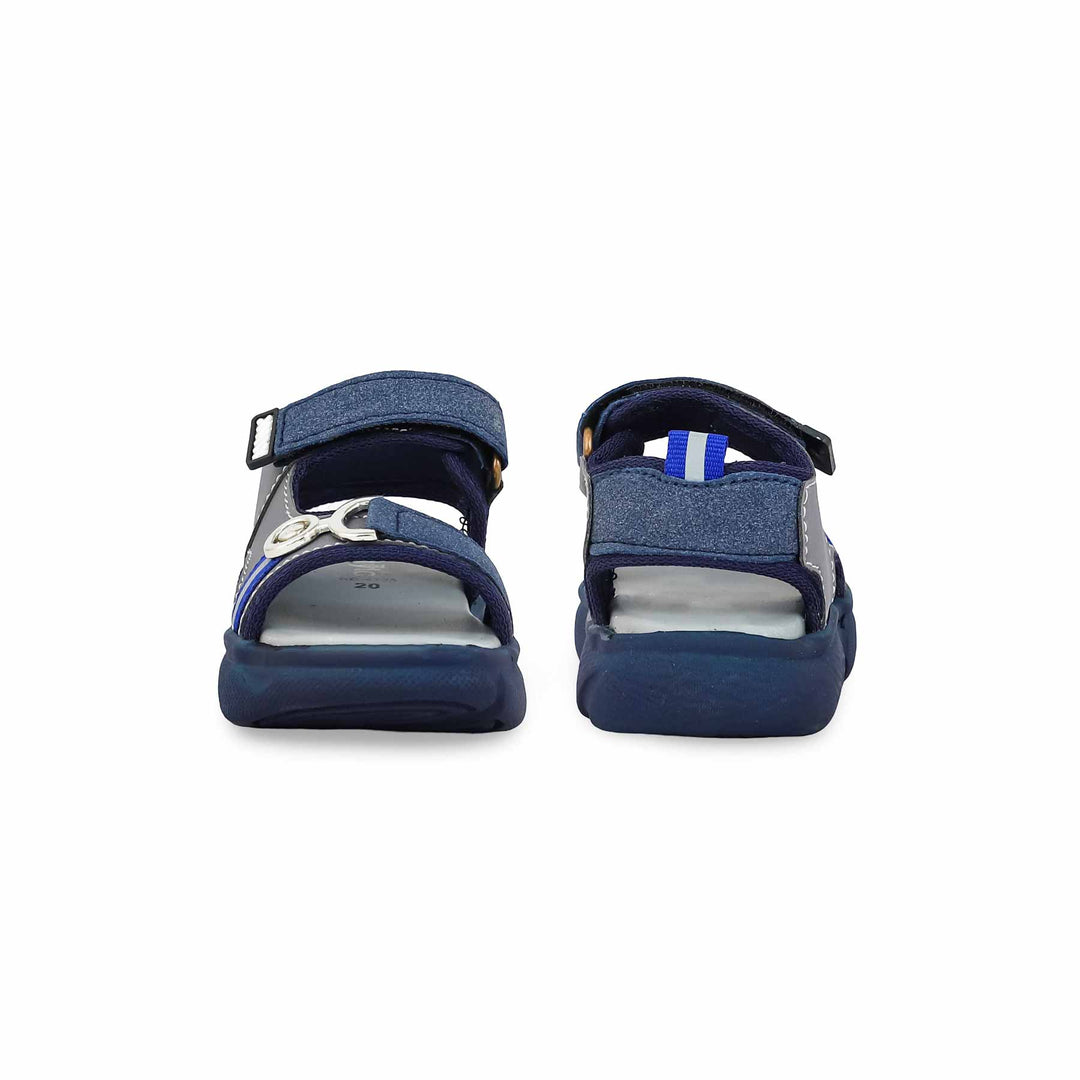 Boys Grey Formal Sandal KD4734