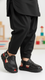 Boys Black Peshawari Chappal KD4738