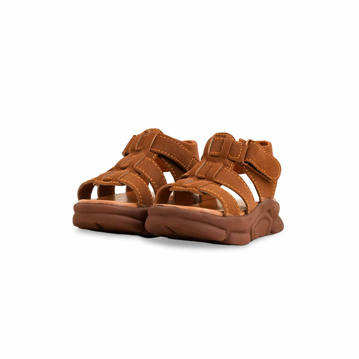 Boys Brown Formal Sandal KD4741