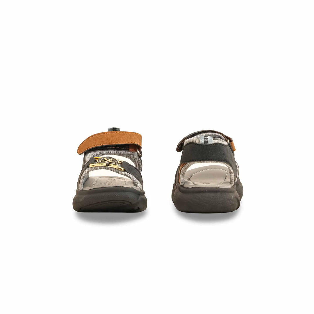 Boys Grey Formal Sandal KD4743