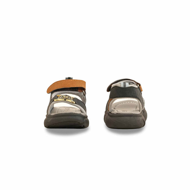 Boys Grey Formal Sandal KD4743