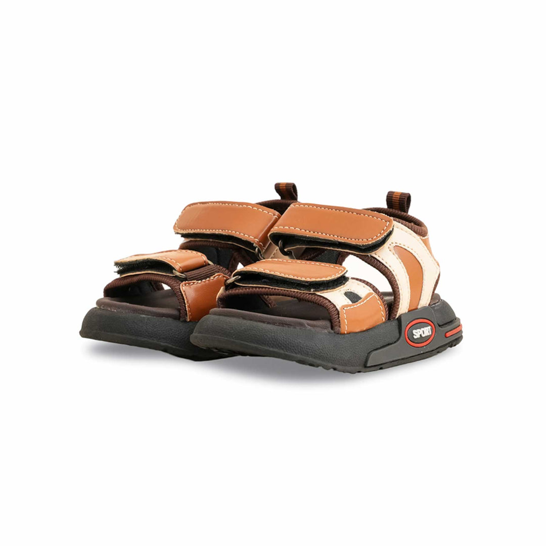 Boys Brown Casual Sandal KD4761
