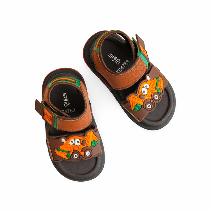 Boys Coffee Casual Sandal KD4763