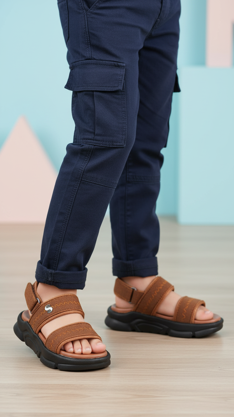 Boys Mustard Casual Sandal KD4771