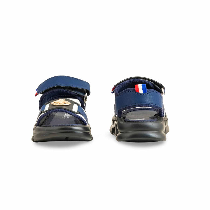 Boys Navy Formal Sandal KD4785