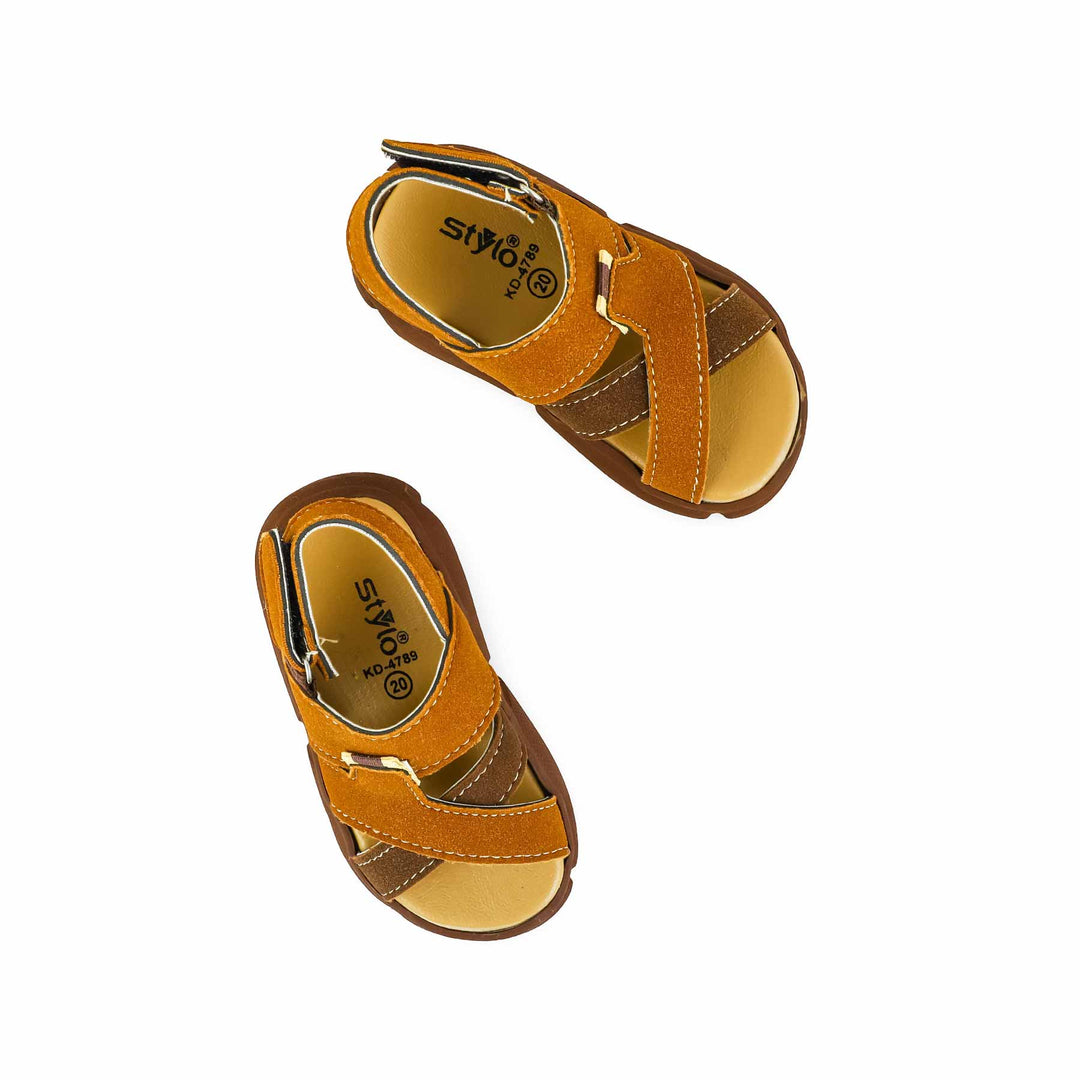 Boys Brown Casual Sandal KD4789