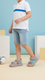 Babies Grey Casual Sandal KD4794