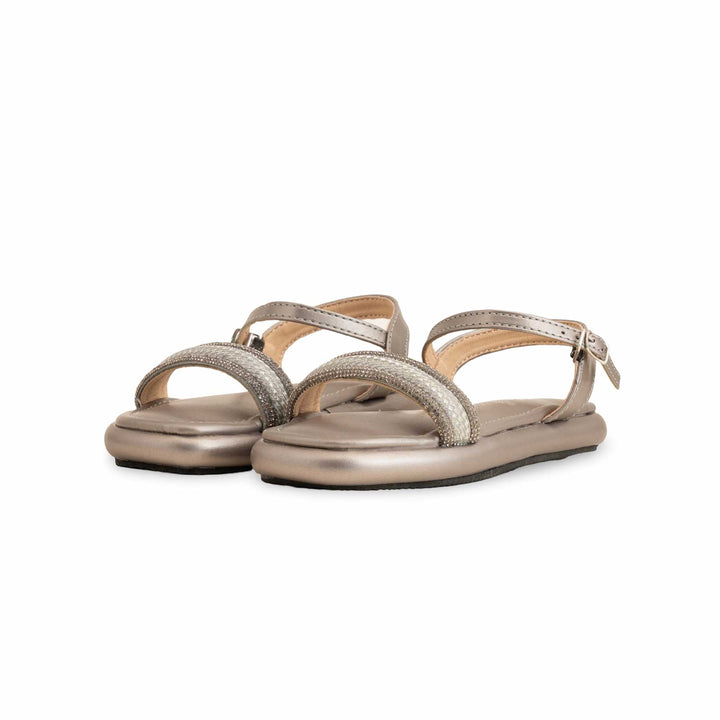 Girls Grey Fancy Sandal KD4806