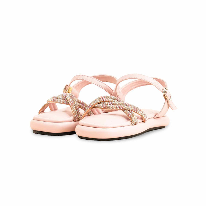Girls Pink Fancy Sandal KD4808