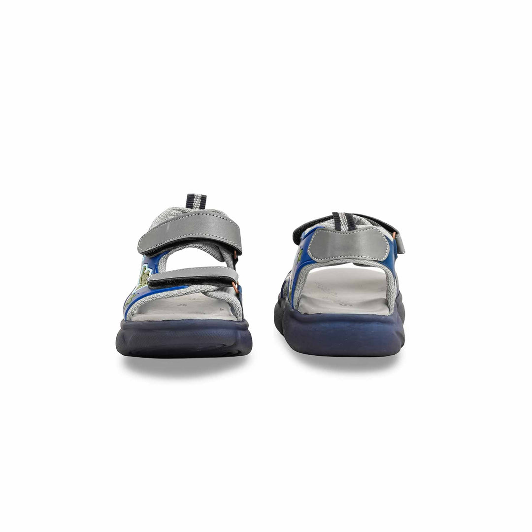 Boys Grey Formal Sandal KD4844
