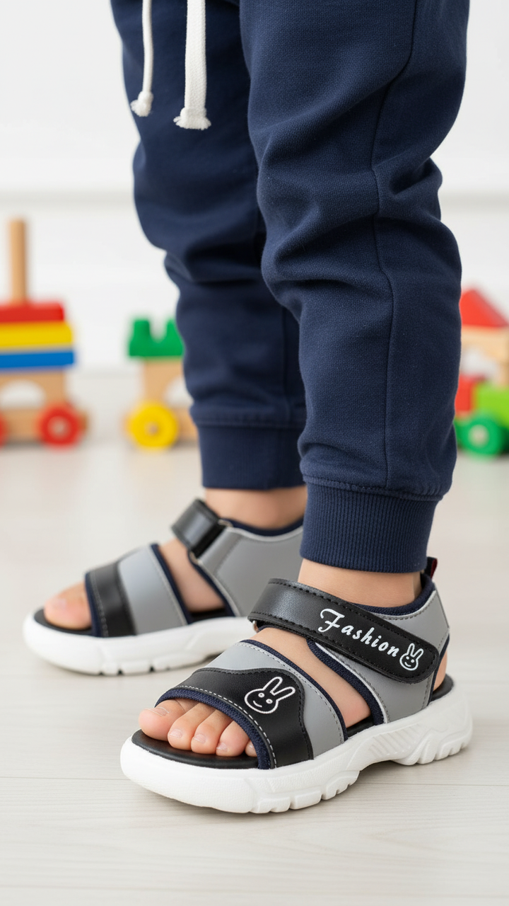 Babies Black Casual Sandal KD4851