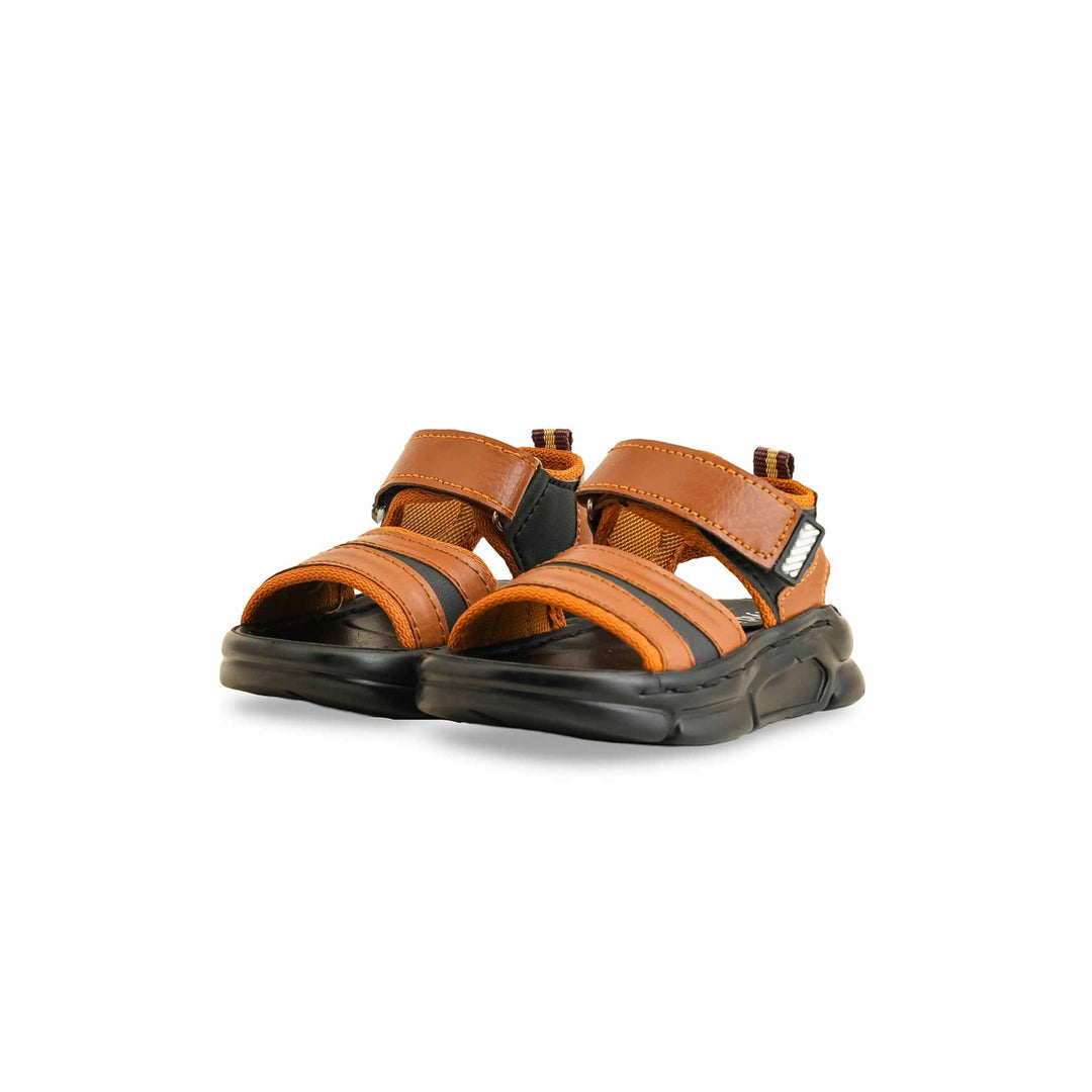 Boys Brown Formal Sandal KD4858