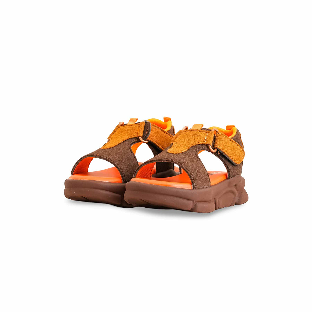 Boys Brown Formal Sandal KD4860