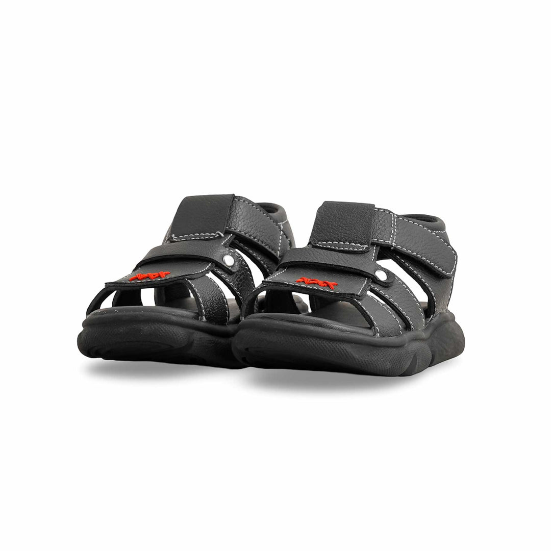 Boys Black Formal Sandal KD4863