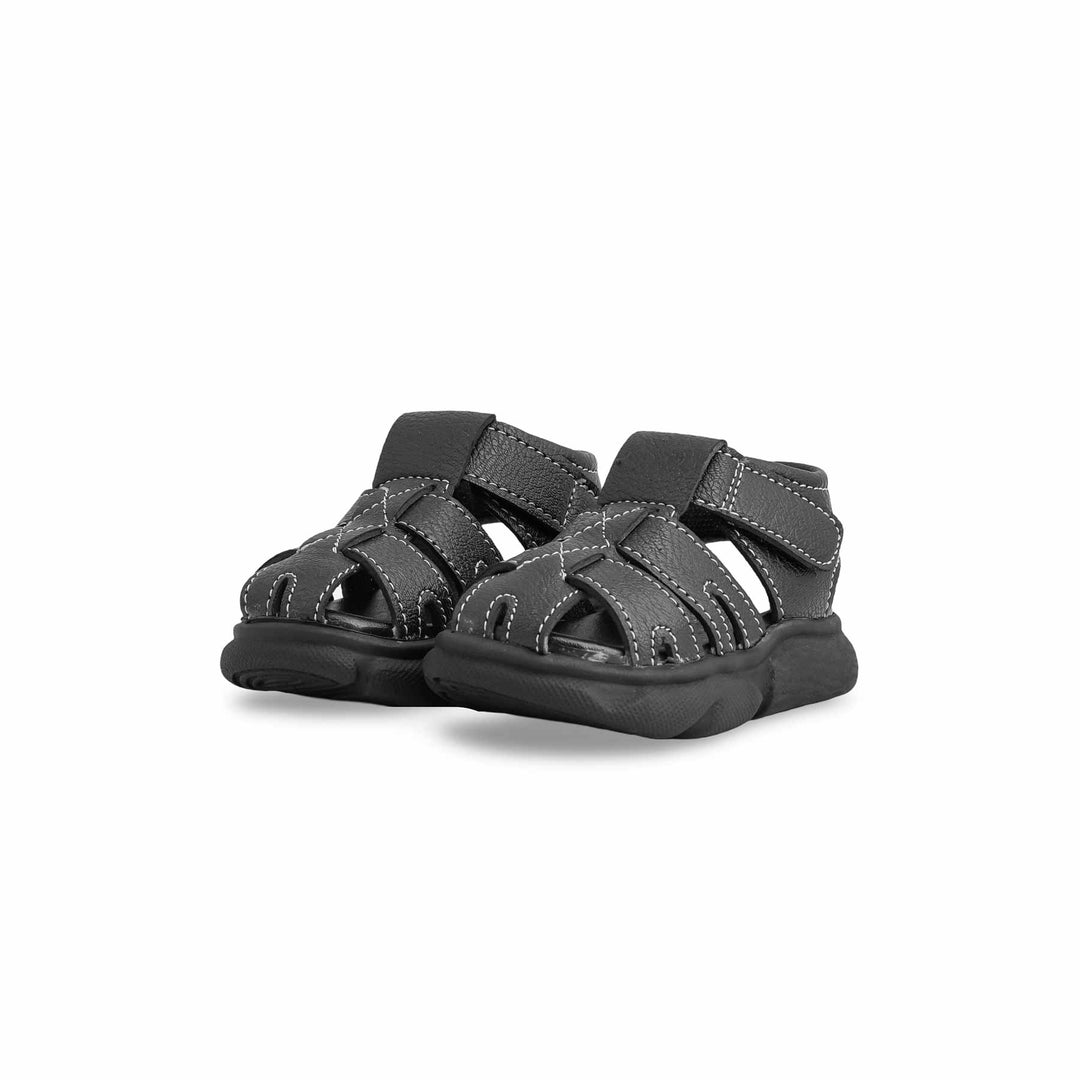 Boys Black Formal Sandal KD4864