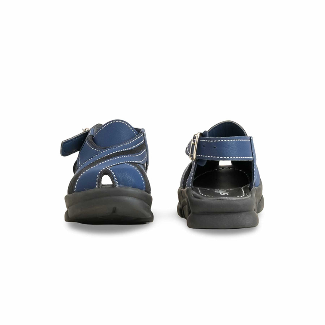 Boys Navy Peshawari Chappal KD4877