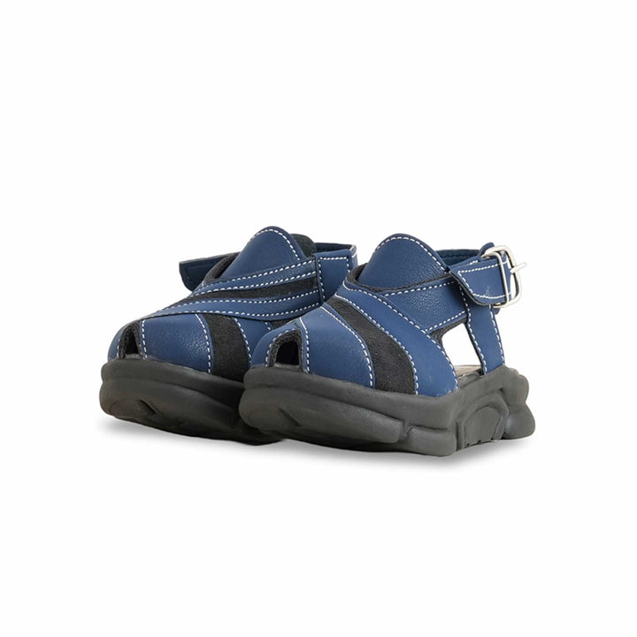 Boys Navy Peshawari Chappal KD4877