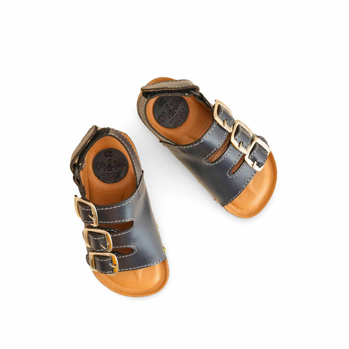 Boys Navy Formal Sandal KD4887