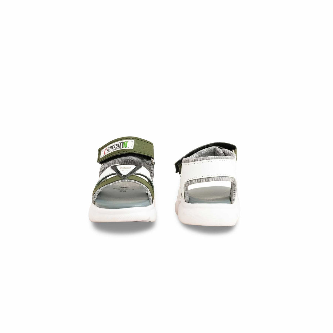 Boys Grey Casual Sandal KD4888