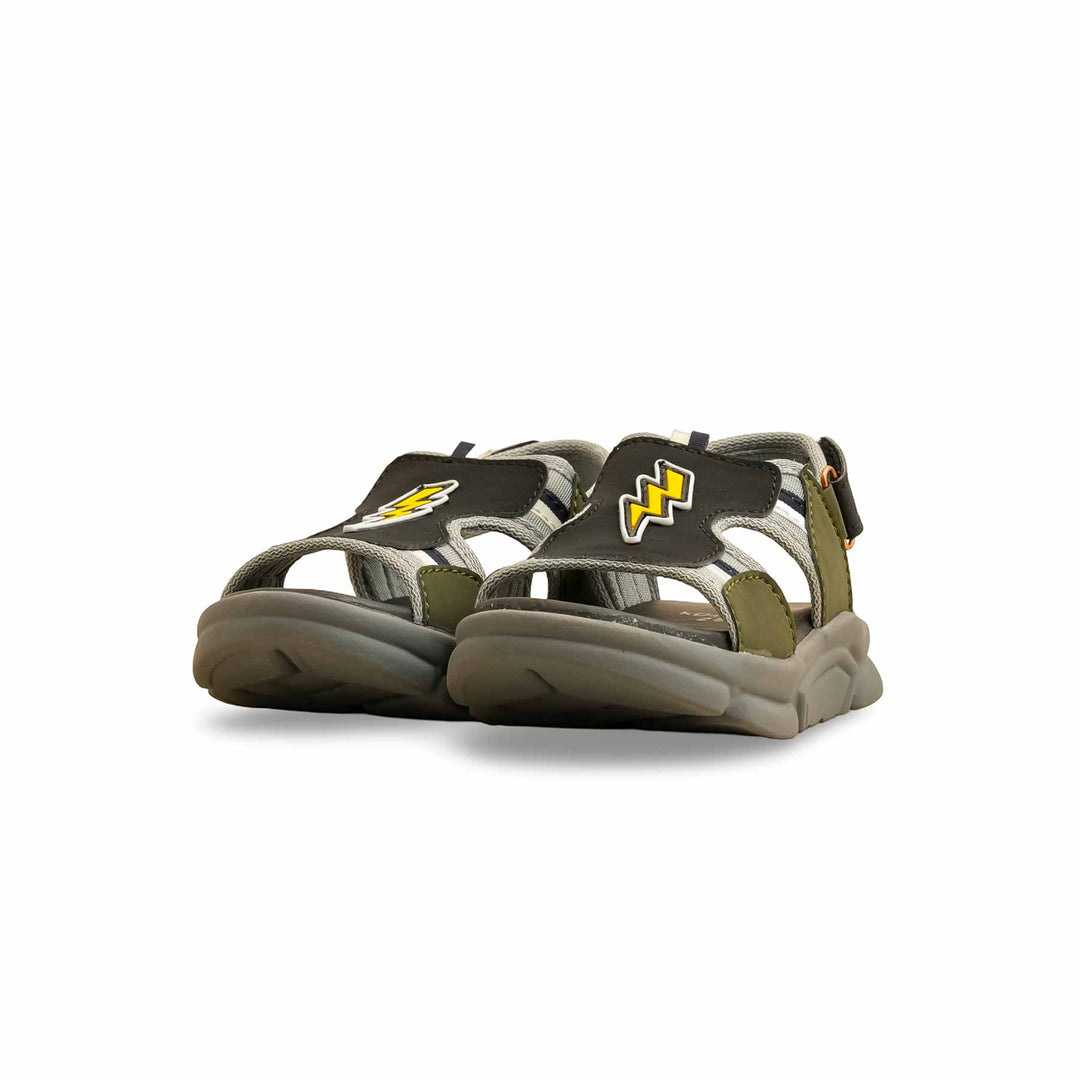 Boys Black Casual Sandal KD4926