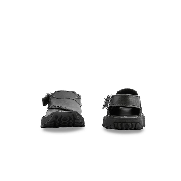 Boys Black Peshawari Chappal KD4929