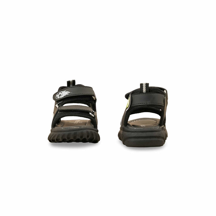 Boys Black Casual Sandal KD4930