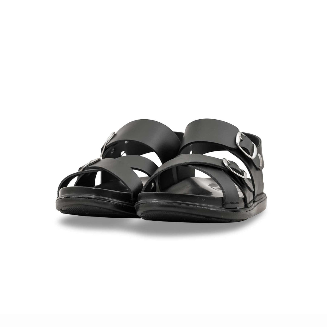 Boys Black Formal Sandal KD4931
