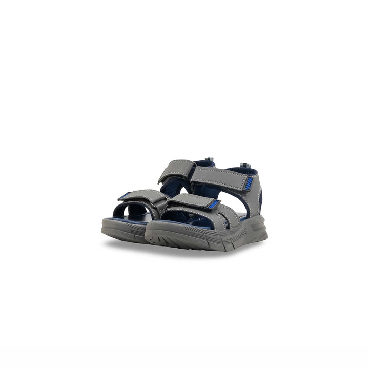 Boys Grey Casual Sandal KD4938