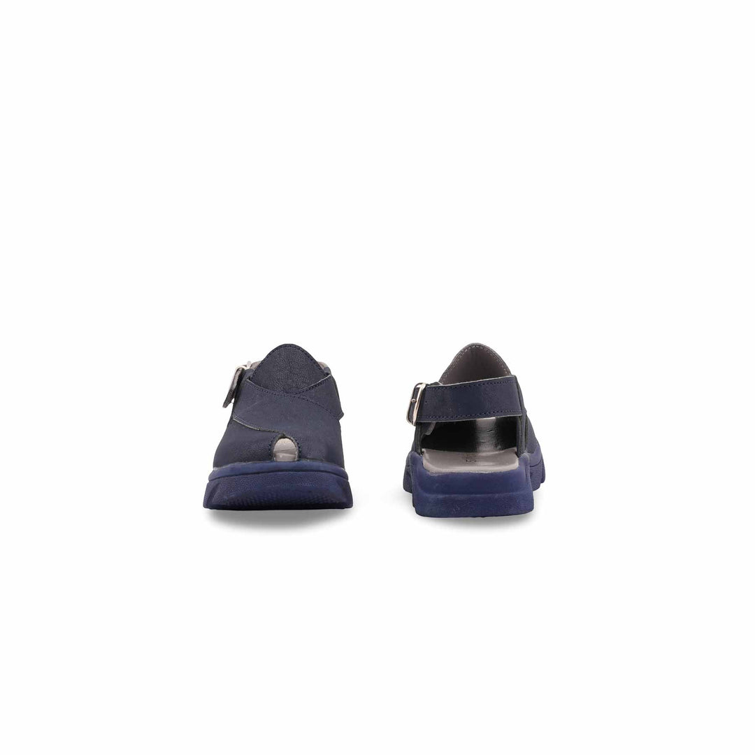 Boys Navy Peshawari Chappal KD4957