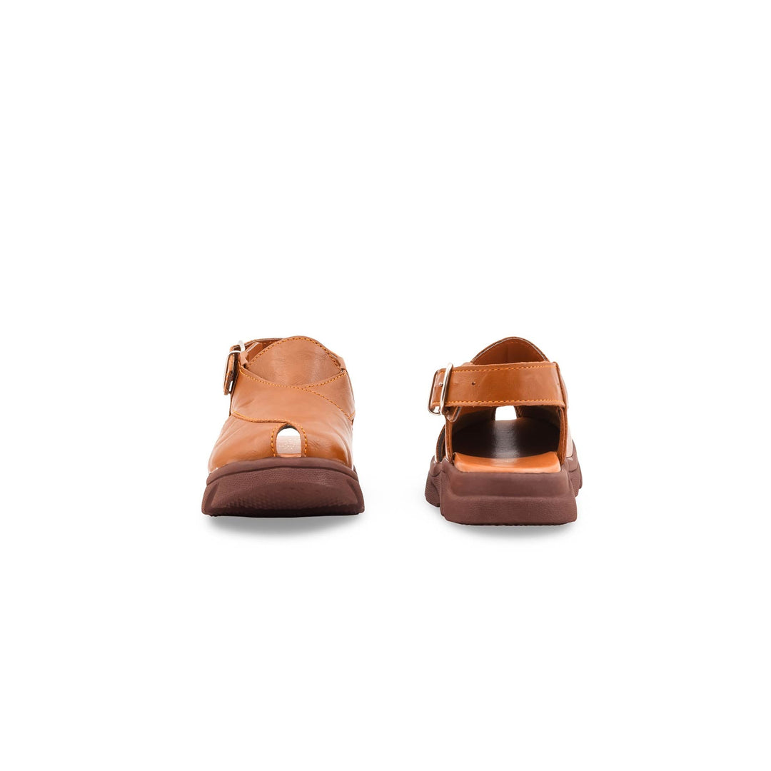 Boys Mustard Peshawari Chappal KD4958